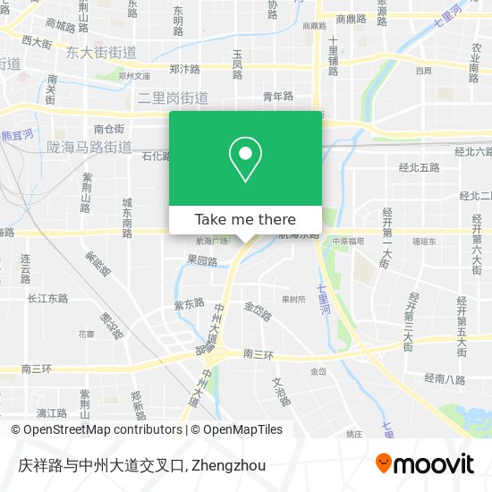 庆祥路与中州大道交叉口 map