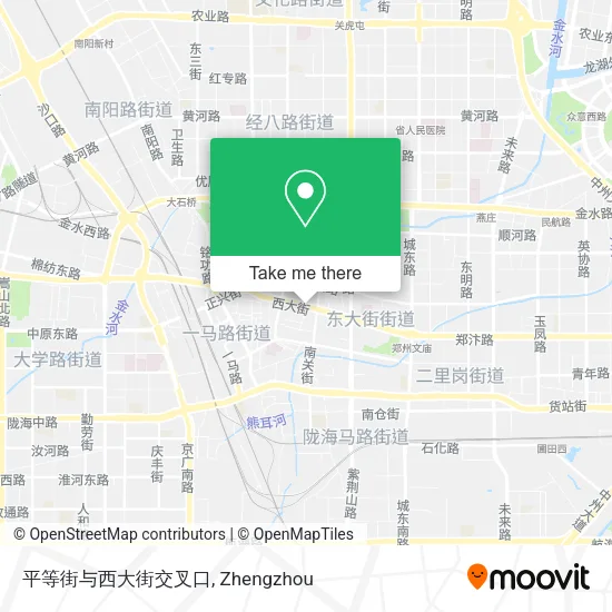 平等街与西大街交叉口 map