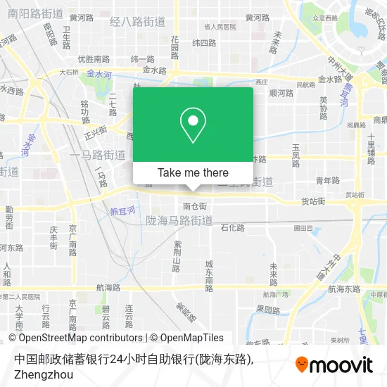中国邮政储蓄银行24小时自助银行(陇海东路) map