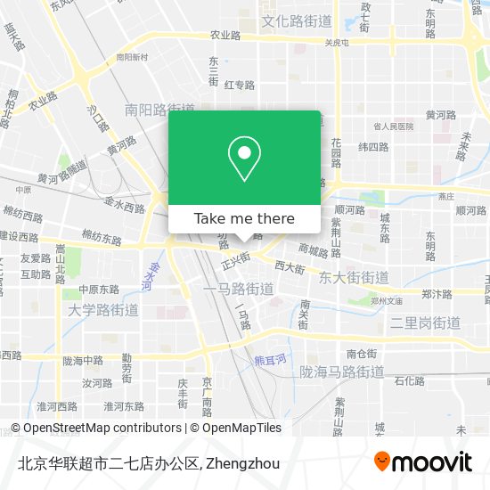 北京华联超市二七店办公区 map