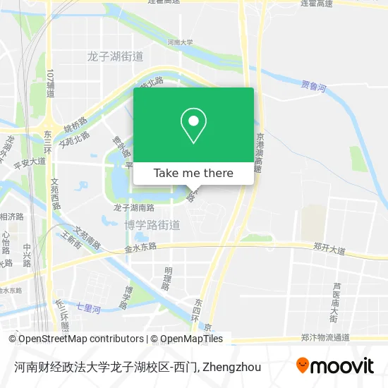 河南财经政法大学龙子湖校区-西门 map