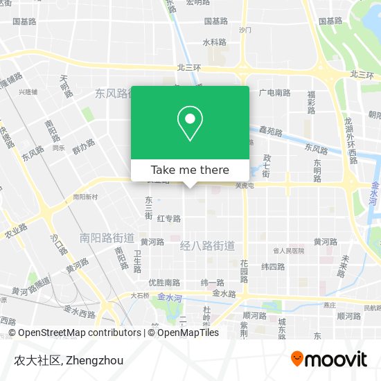 农大社区 map