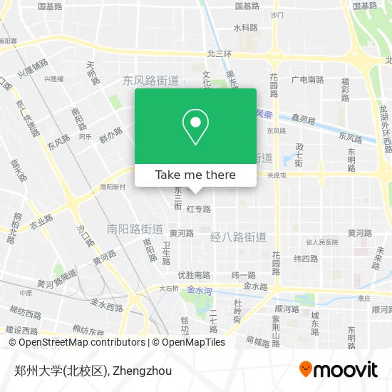 郑州大学(北校区) map