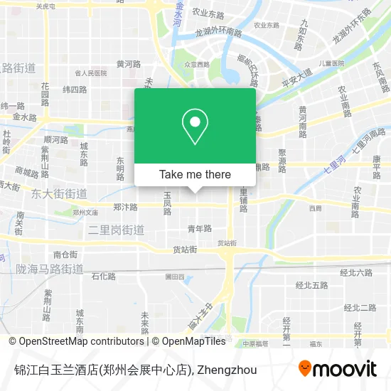 锦江白玉兰酒店(郑州会展中心店) map