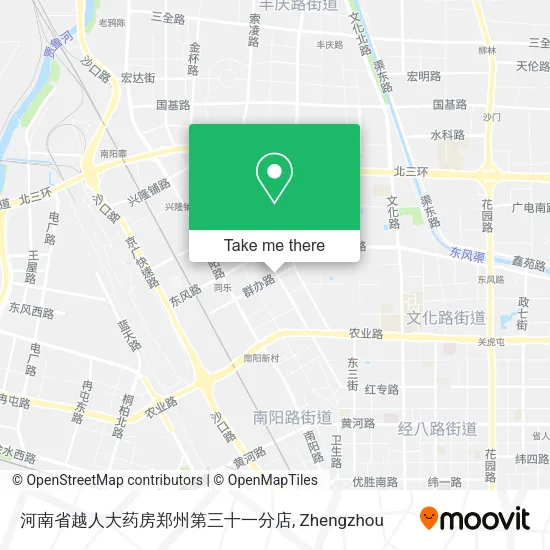 河南省越人大药房郑州第三十一分店 map