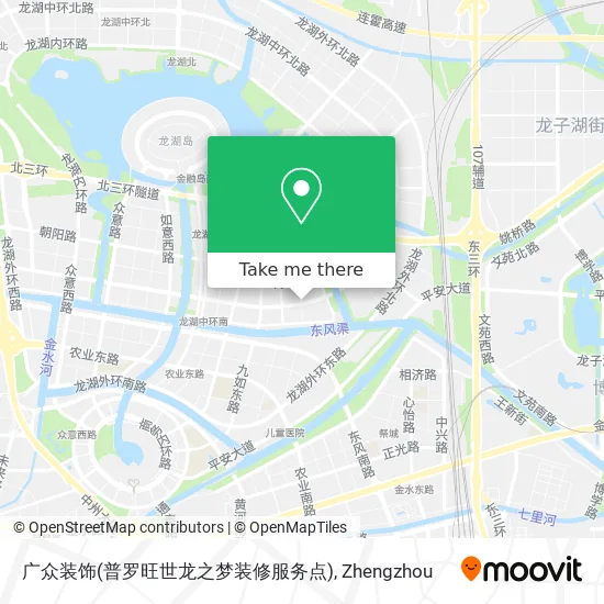 广众装饰(普罗旺世龙之梦装修服务点) map