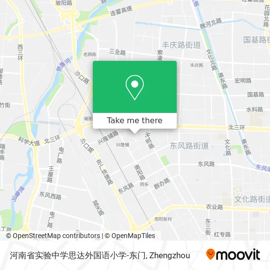 河南省实验中学思达外国语小学-东门 map