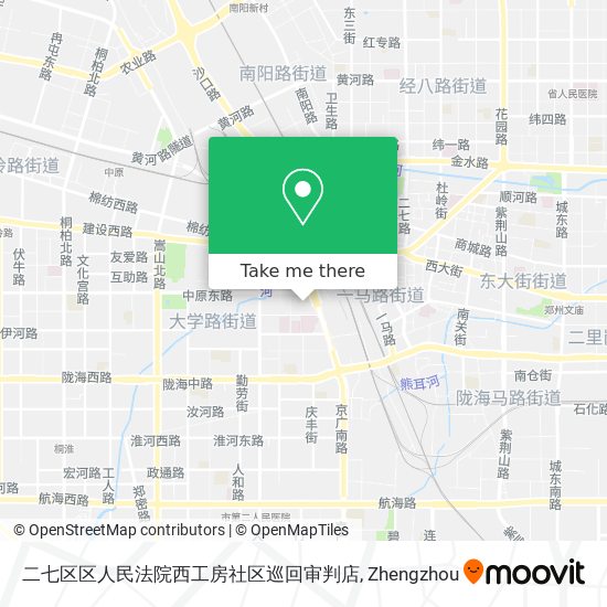 二七区区人民法院西工房社区巡回审判店 map