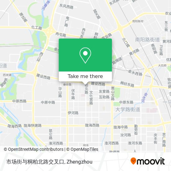 市场街与桐柏北路交叉口 map