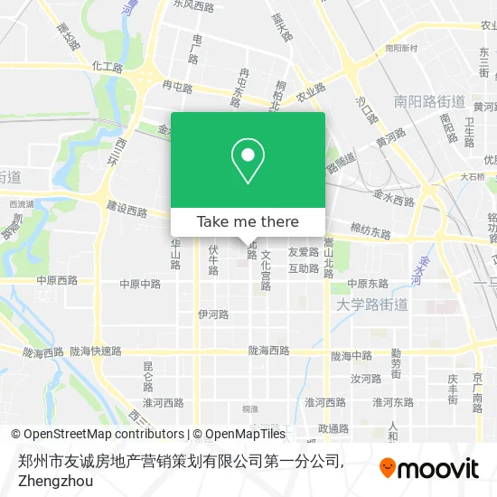 郑州市友诚房地产营销策划有限公司第一分公司 map