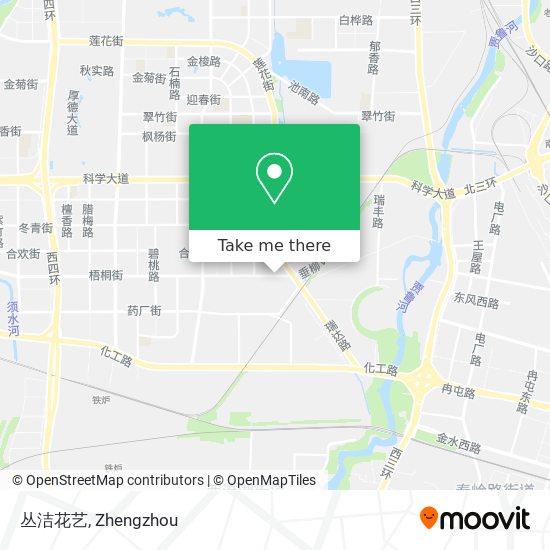 丛洁花艺 map