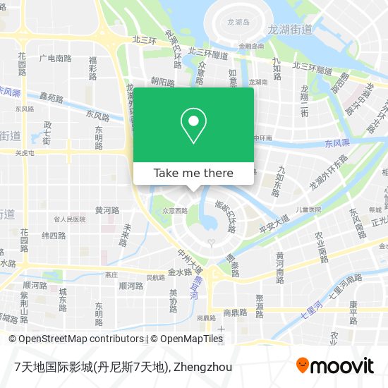 7天地国际影城(丹尼斯7天地) map