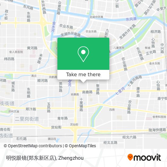 明悦眼镜(郑东新区店) map