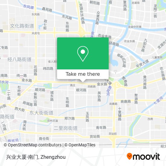 兴业大厦-南门 map