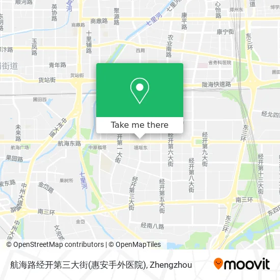 航海路经开第三大街(惠安手外医院) map