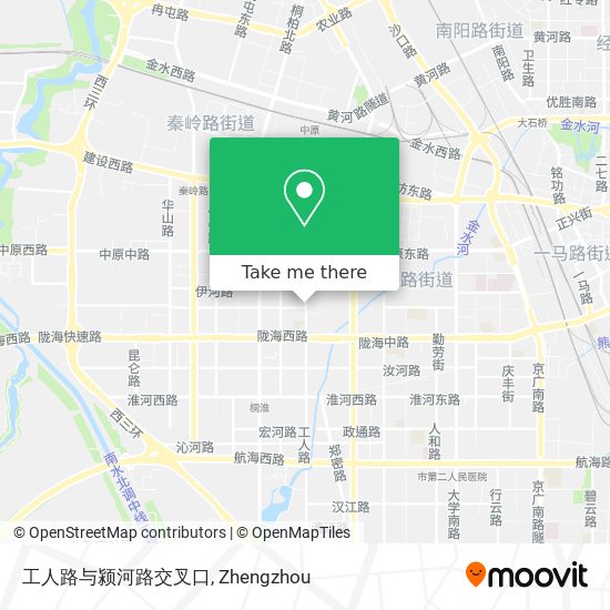 工人路与颍河路交叉口 map