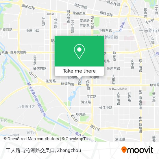 工人路与沁河路交叉口 map