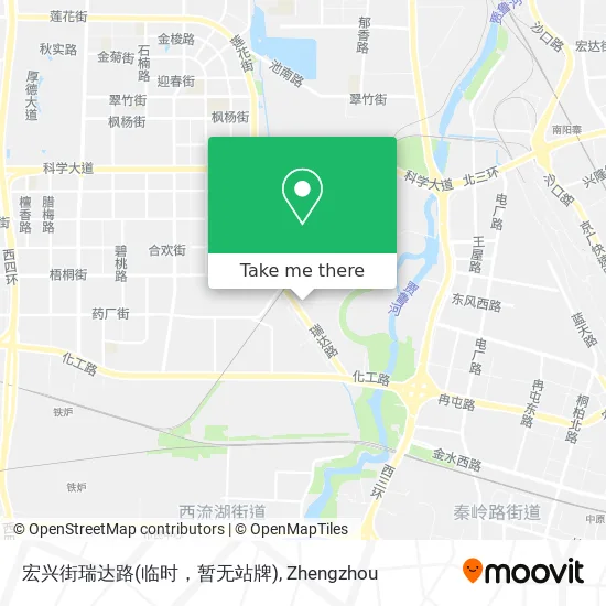 宏兴街瑞达路(临时，暂无站牌) map