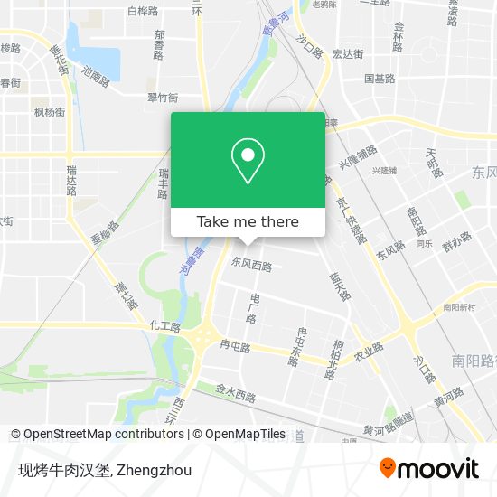 现烤牛肉汉堡 map