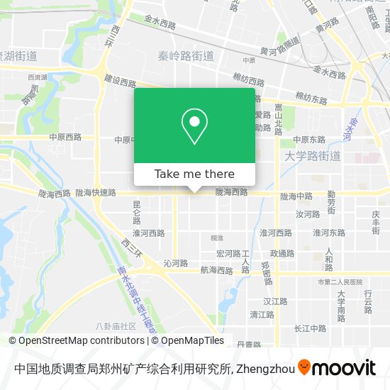 中国地质调查局郑州矿产综合利用研究所 map