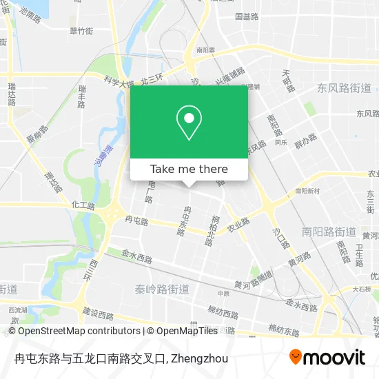 冉屯东路与五龙口南路交叉口 map
