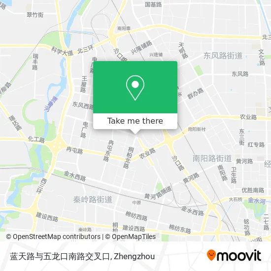 蓝天路与五龙口南路交叉口 map