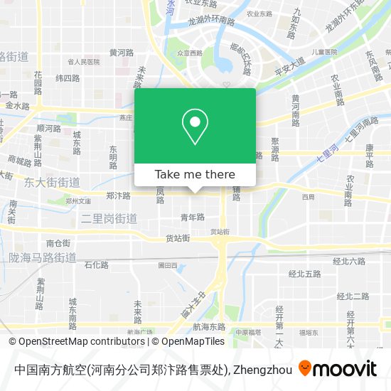 中国南方航空(河南分公司郑汴路售票处) map