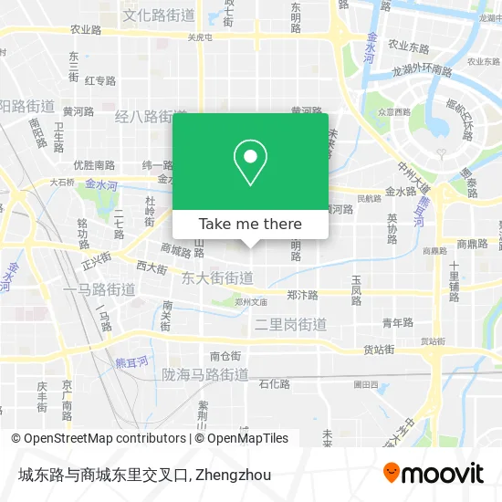 城东路与商城东里交叉口 map