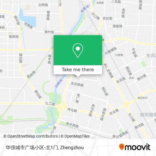 华强城市广场小区-北1门 map
