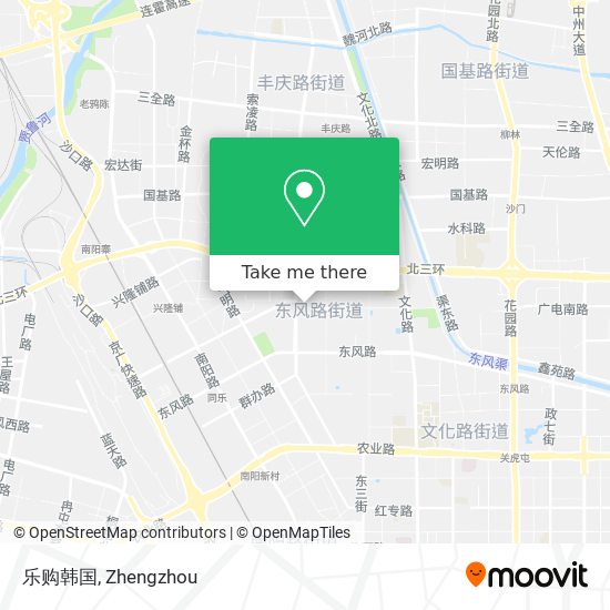 乐购韩国 map