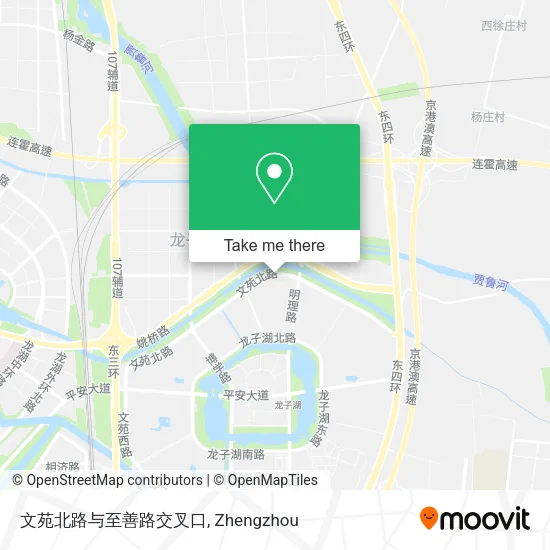 文苑北路与至善路交叉口 map