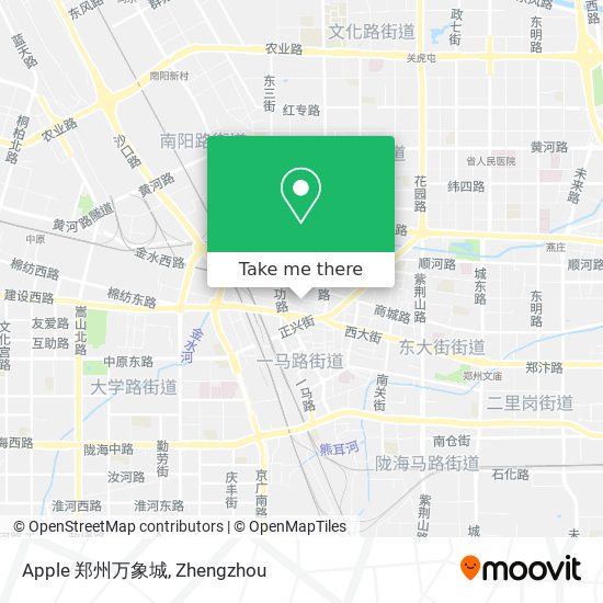 Apple 郑州万象城 map
