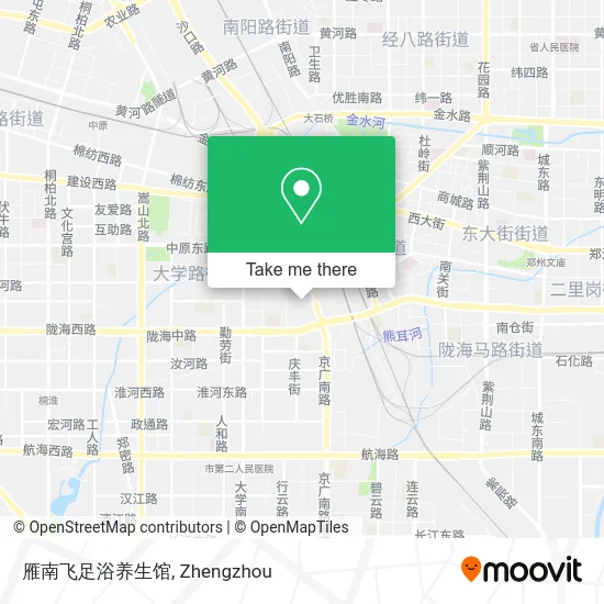 雁南飞足浴养生馆 map