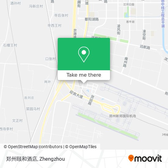 郑州颐和酒店 map