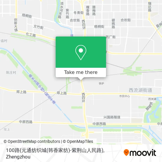 100路(元通纺织城(韩香家纺)-紫荆山人民路) map