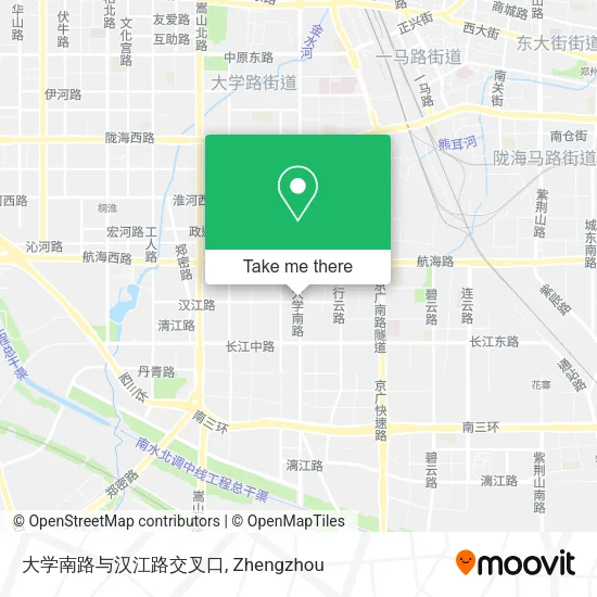 大学南路与汉江路交叉口 map