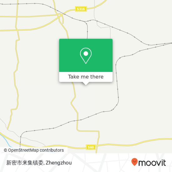 新密市来集镇委 map