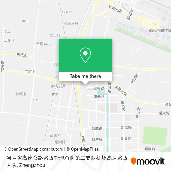 河南省高速公路路政管理总队第二支队机场高速路政大队 map