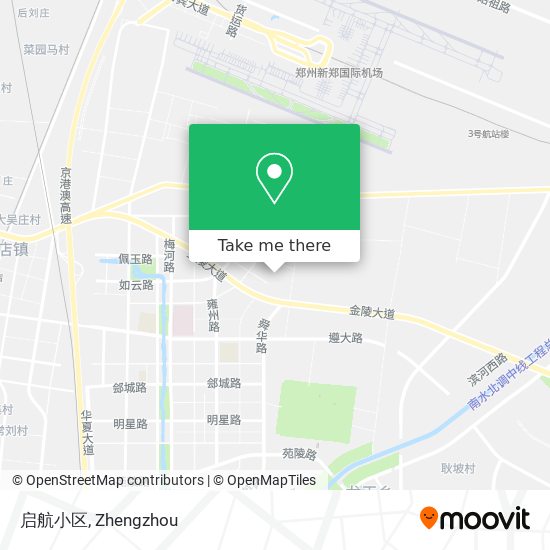 启航小区 map