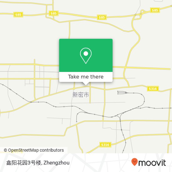 鑫阳花园3号楼 map
