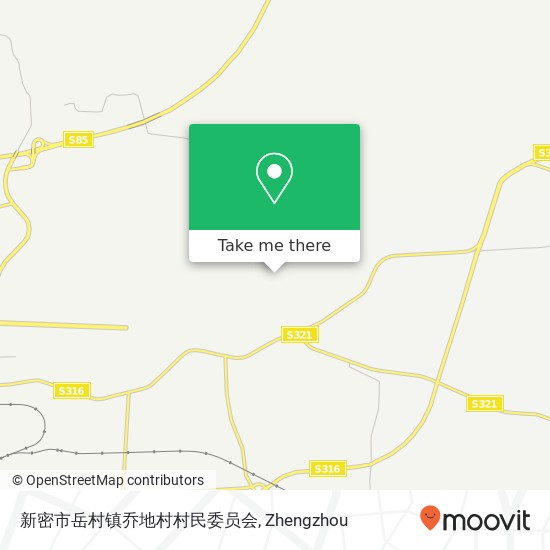 新密市岳村镇乔地村村民委员会 map