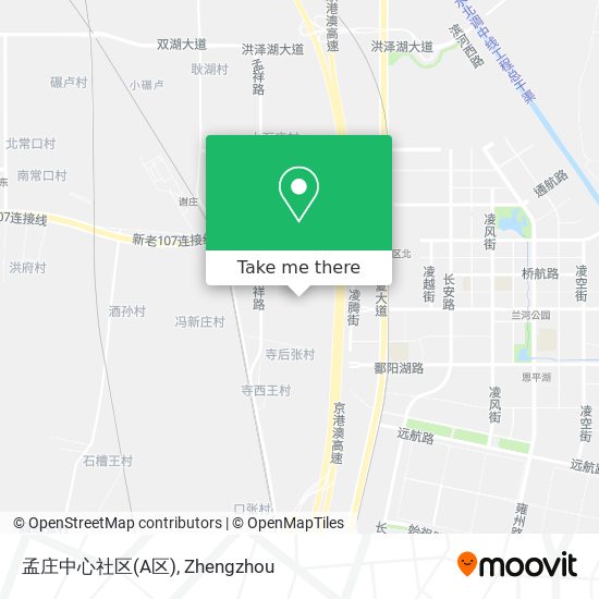 孟庄中心社区(A区) map