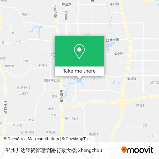 郑州升达经贸管理学院-行政大楼 map