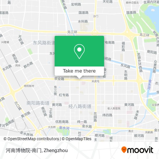 河南博物院-南门 map