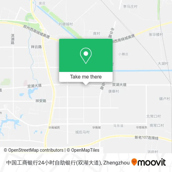 中国工商银行24小时自助银行(双湖大道) map