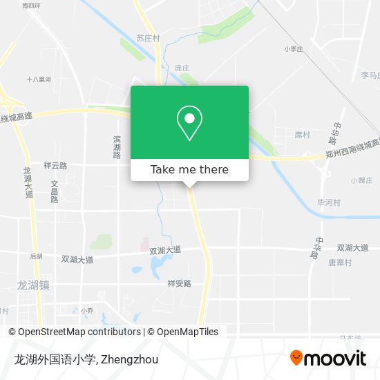 龙湖外国语小学 map