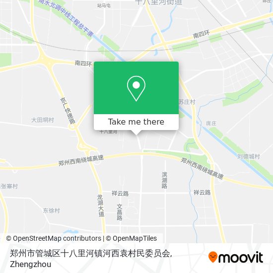 郑州市管城区十八里河镇河西袁村民委员会 map