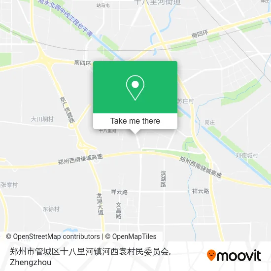 郑州市管城区十八里河镇河西袁村民委员会 map