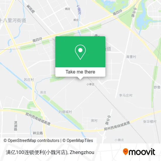 满亿100连锁便利(小魏河店) map