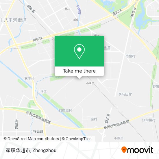 家联华超市 map